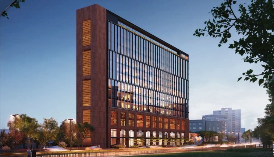 Iconic commercial building view of Ajod Realty – Juhu