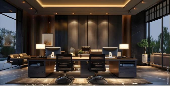 Modern office meeting room at Ajod Realty – Juhu